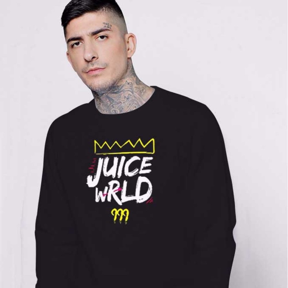 Vintage Juice Wrld 999 Crown Art Logo Sweatshirt Ready For Men and Women
